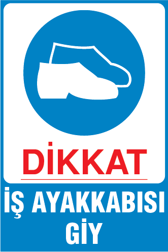 İŞ AYAKKABISI GİY 25 X 35 cm - Dekota (Forex) 3 mm