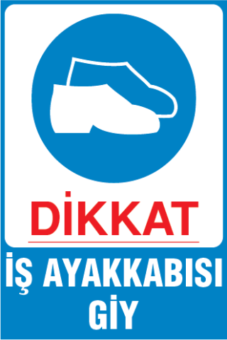 İŞ AYAKKABISI GİY 25 X 35 cm - Dekota (Forex) 3 mm
