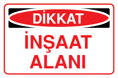 İNŞAAT ALANI 25 X 35 cm - Dekota (Forex) 3 mm