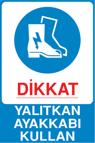 YALITKAN AYAKKABI KULLAN 25 X 35 cm - Dekota (Forex) 3 mm