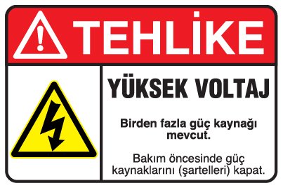 YÜKSEK VOLTAJ