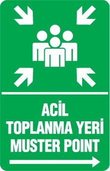 ACİL TOPLANMA YERİ MUSTER POINT