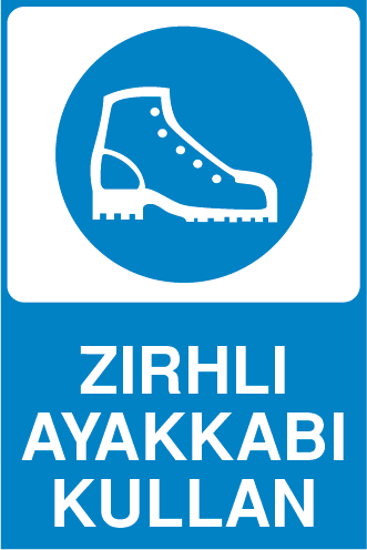 ZIRHLI AYAKKABI KULLAN 25 X 35 cm - Dekota (Forex) 3 mm