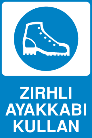 ZIRHLI AYAKKABI KULLAN 25 X 35 cm - Dekota (Forex) 3 mm