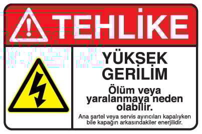 YÜKSEK GERİLİM