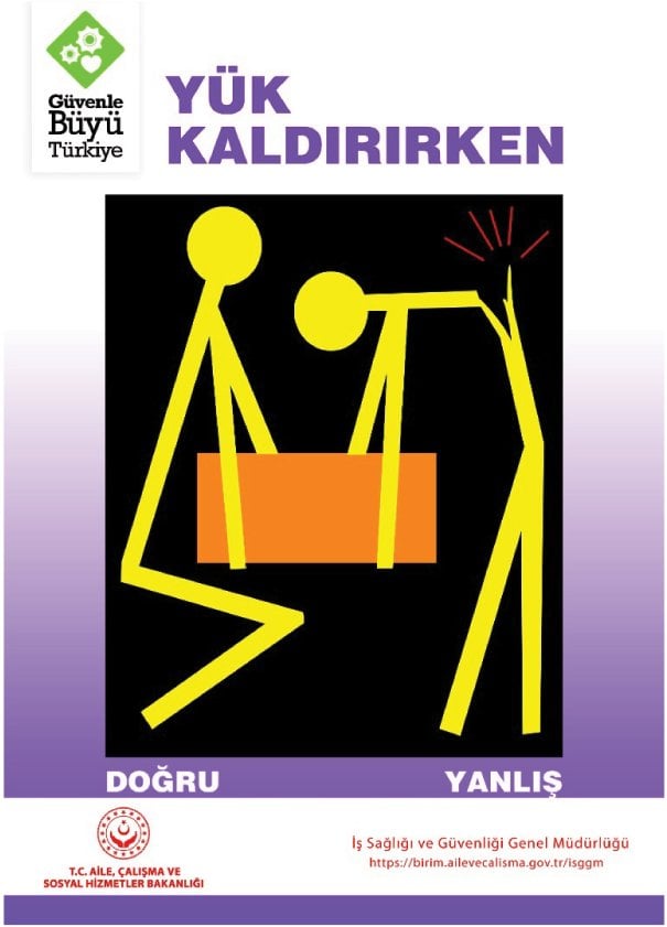 YÜK KALDIRIRKEN