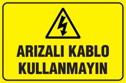 ARIZALI KABLO KULLANMAYIN