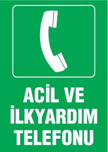 ACİL VE İLKYARDIM TELEFONU