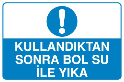 KULLANDIKTAN SONRA BOL SU İLE YIKA