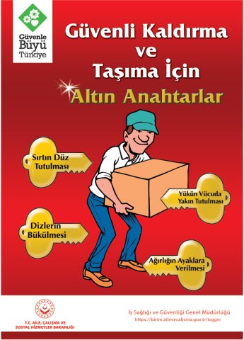 GÜVENLİ KALDIRMA VE TAŞIMA İÇİN