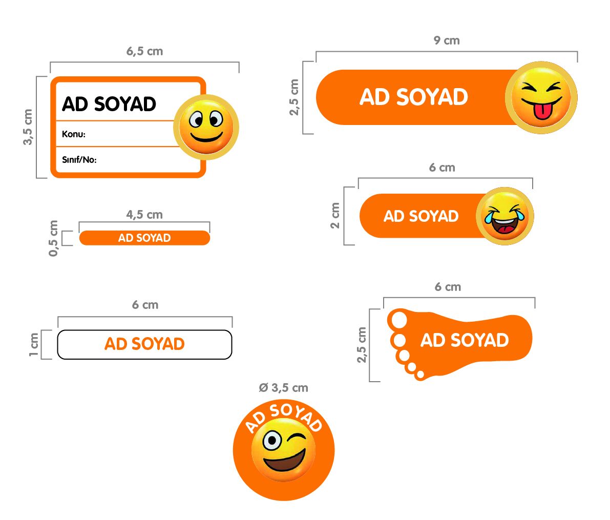 EMOJİLER KÜÇÜK PAKET