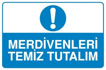 MERDİVENLERİ TEMİZ TUTALIM