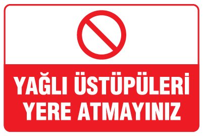 YAĞLI ÜSTÜPÜLERİ YERE ATMAYINIZ