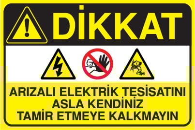 ARIZALI ELEKTRİK TESİSATINI ASLA KENDİNİZ TAMİR ETMEYE KALKMAYIN