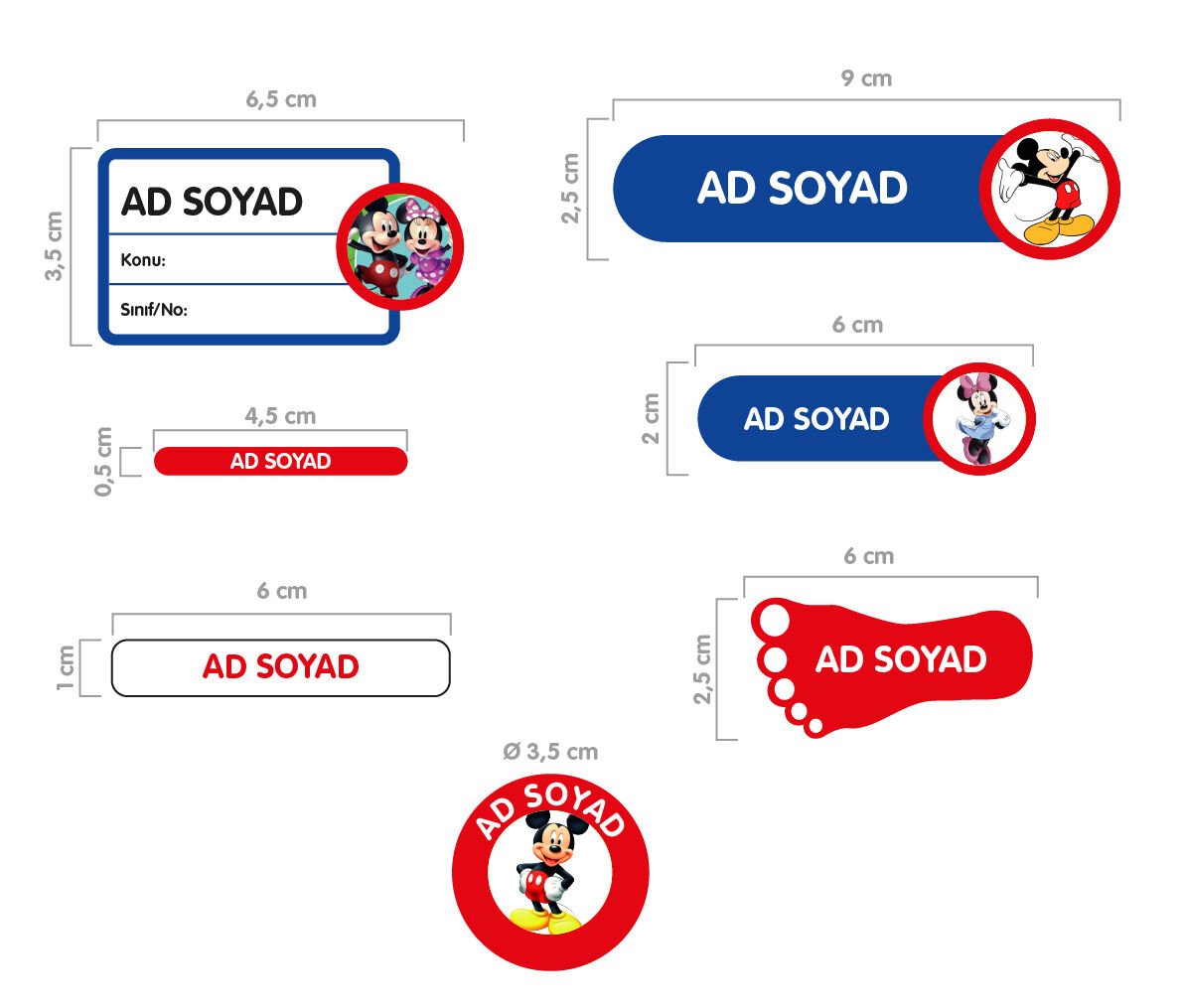 MICKEY MOUSE BÜYÜK PAKET