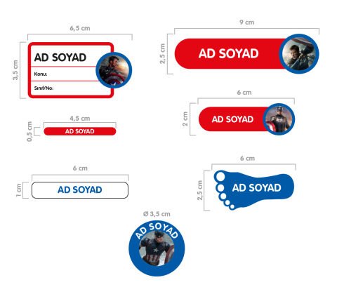 KAPTAN AMERİKA ORTA PAKET
