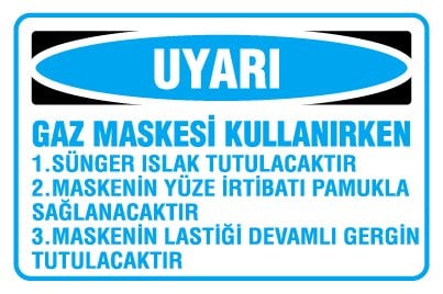 GAZ MASKESİ KULLANIRKEN