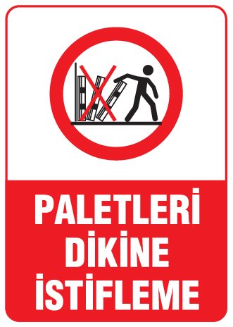 PALETLERİ DİKİNE İSTİFLEME