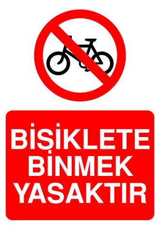 BİSİKLETE BİNMEK YASAKTIR
