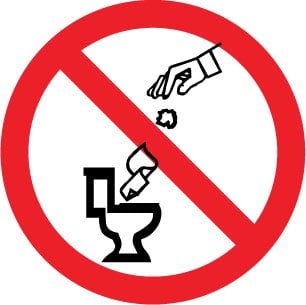 WC ÇÖP ATMAK YASAKTIR