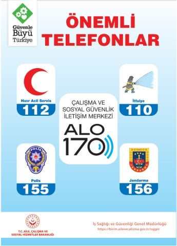 ÖNEMLİ TELEFONLAR