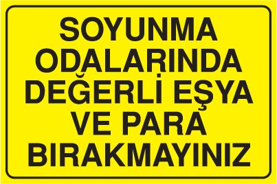 SOYUNMA ODALARINDA DEĞERLİ EŞYA VE PARA BIRAKMAYINIZ