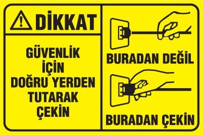 GÜVENLİK İÇİN DOĞRU YERDEN TUTARAK ÇEKİN
