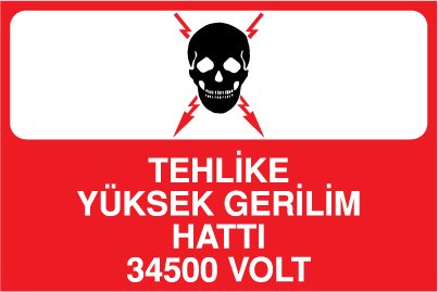 TEHLİKE YÜKSEK GERİLİM HATTI