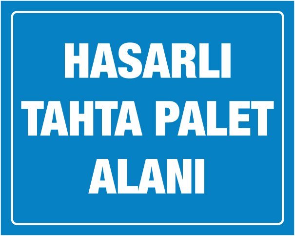 HASARLI TAHTA PALET ALANI