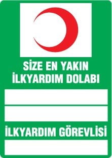SİZE EN YAKIN İLKYARDIM DOLABI