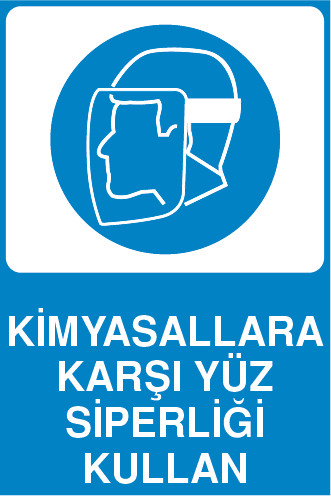 KİMYASALLARA KARŞI YÜZ SİPERLİĞİ KULLAN