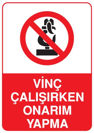 VİNÇ ÇALIŞIRKEN ONARIM YAPMA