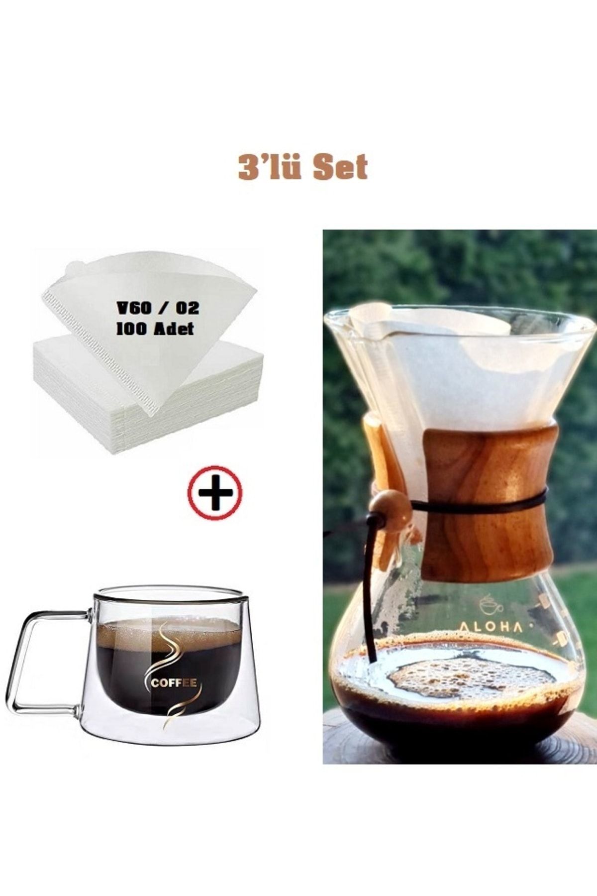 Filtre Kahve Demliği Dripper