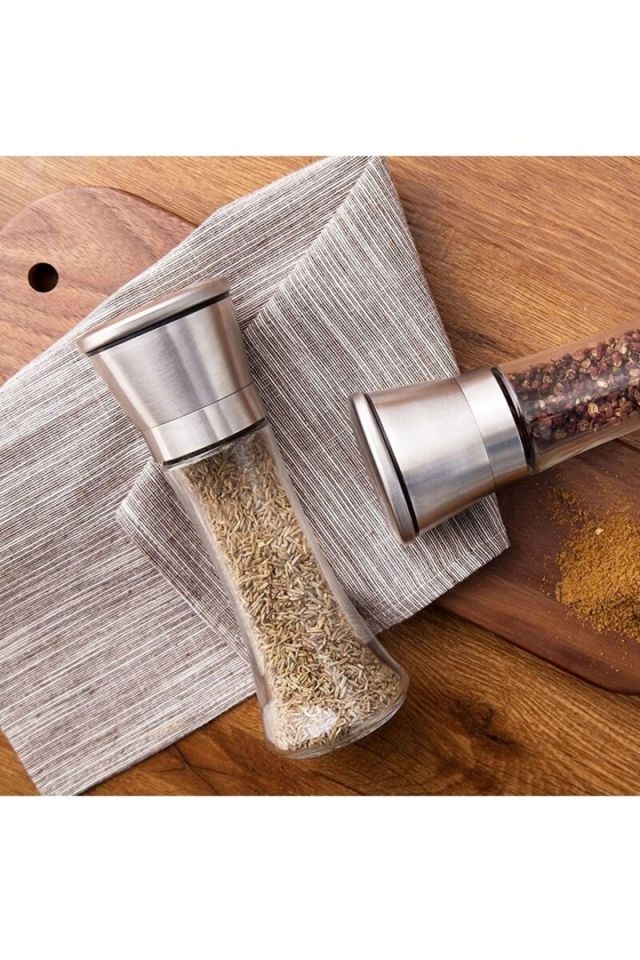 Baharat Öğütücü Seramik Dişli 200ml Paslanmaz 1 Adet