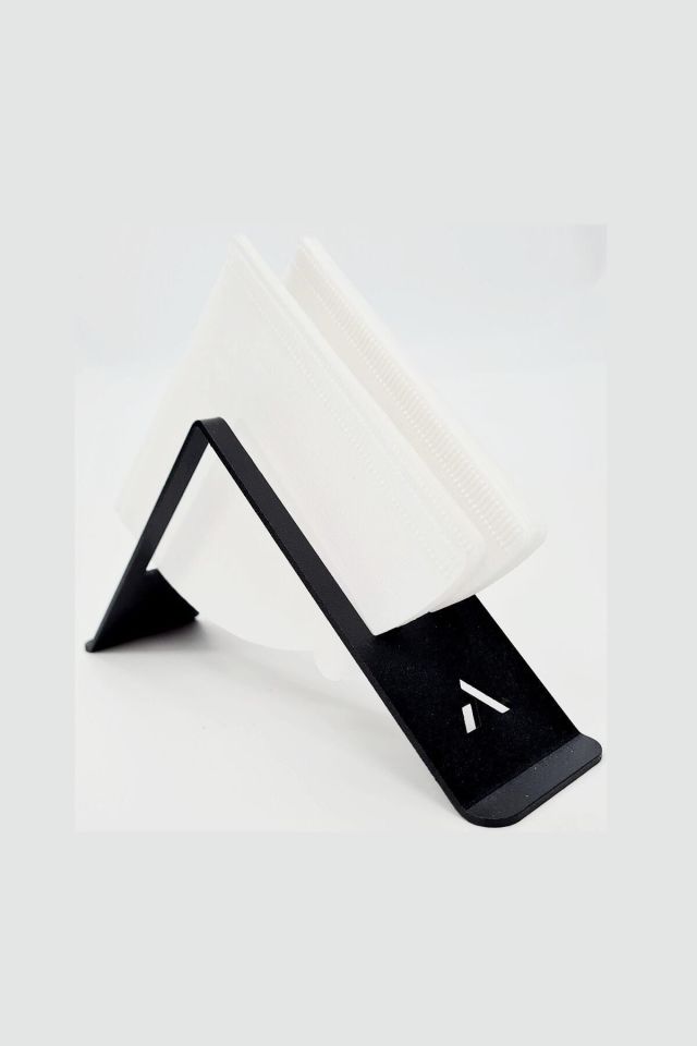 Filtre Kahve Kağıdı Tutucu Stand Aparatı Dekoratif Metal Peçetelik