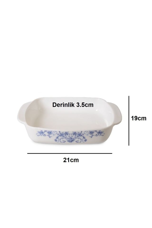 Fırın Kabı Dikdörtgen Opal Fırın Kapları