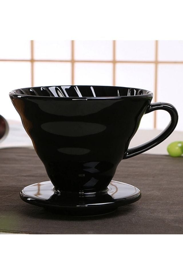 V60 02 Seramik Kahve Demleme Ekipmanı (KIRMIZI)