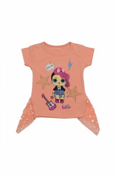 Lol Baskılı Kız Çocuk T-shirt