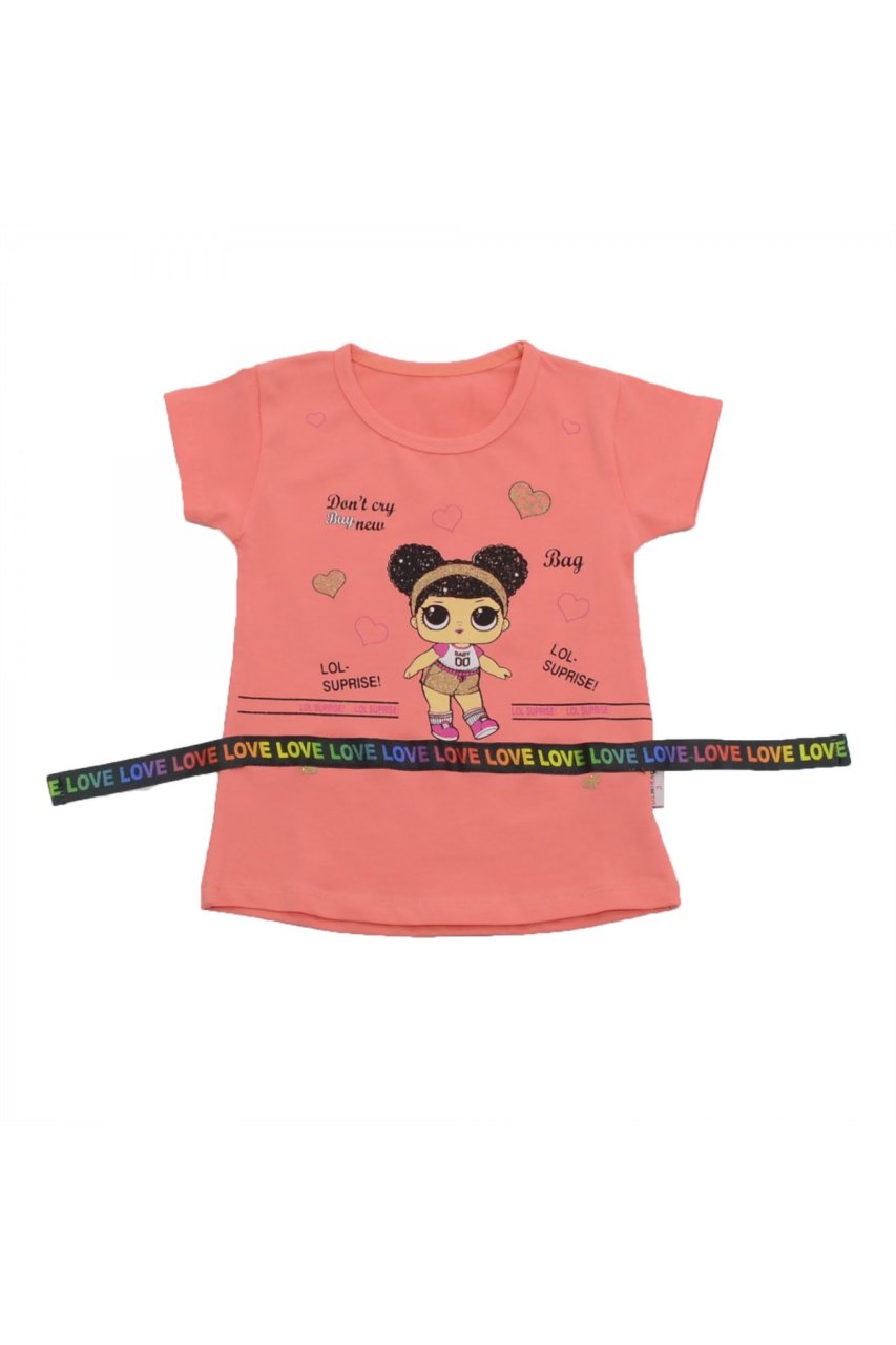 Lol Bebek Baskılı Kız Çocuk T-shirt