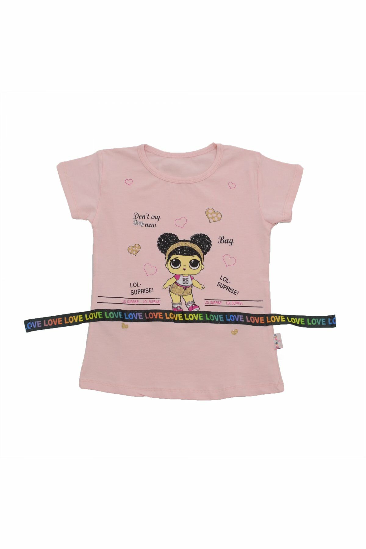 Lol Bebek Baskılı Kız Çocuk T-shirt
