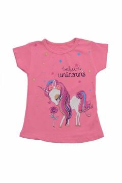 Unicorn Baskılı Kurdelalı T-shirt