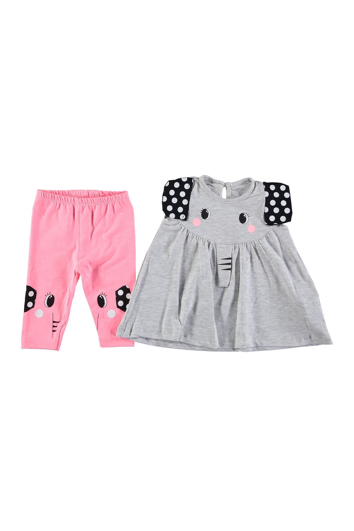 Fil Baskılı Kaprili Takım