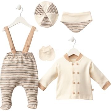 TULUM DETAYLI ÇİZGİLİ 5'Lİ ERKEK ZIBIN