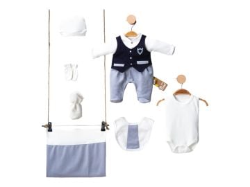 YELEKLİ SAHTE CEPLİ 7'Lİ ERKEK ZIBIN TAKIM