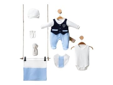 YELEKLİ SAHTE CEPLİ 7'Lİ ERKEK ZIBIN TAKIM