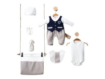 YELEKLİ SAHTE CEPLİ 7'Lİ ERKEK ZIBIN TAKIM