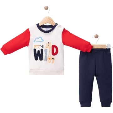 ERKEK BEBEK WILD NAKIŞLI PİJAMA TAKIMI