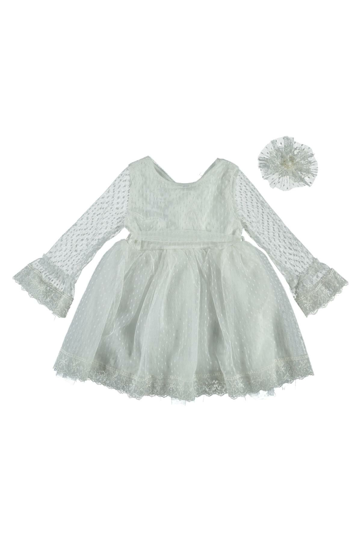 Kız Çocuk Varaklı Tül Elbise