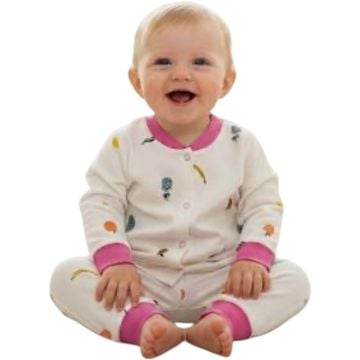 KIZ BEBEK ÖNÜ ÇITÇITLI PİJAMA TAKIMI