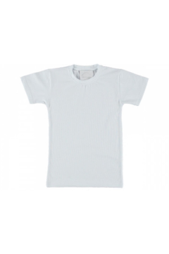 Pundikids Unisex Düz Beyaz T-shirt